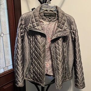Marc New York Quilted Silver Jacket